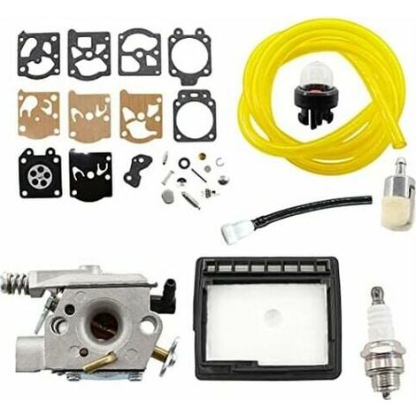 Kit Carburateur - Pour Tronçonneuse Echo CS300 CS301 CS305 CS340 CS341 CS345 CS346 - Compatible WT-589 WT-589-1 - 1 Pièce (1/5)