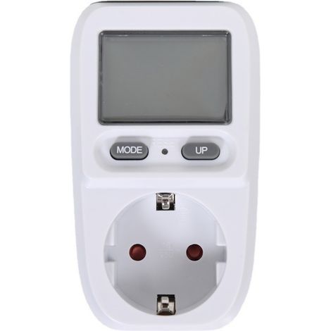 Energy Meter - Power Plug Adapter - 3680 W Max Load - For Household Appliances - 1 Piece (1/4)