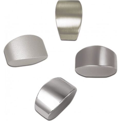 Tirador Tip 8830 - Niquel cepillado. 30x19x19mm.