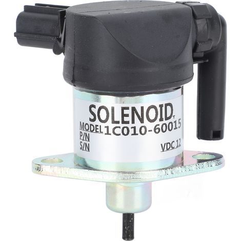 Solénoïde d'arrêt de carburant efficace et sécurisé 1C010 60015 pour moteur Kubota V3300-DI V3300-DI-T V3300-T V3600-T. (1/5)
