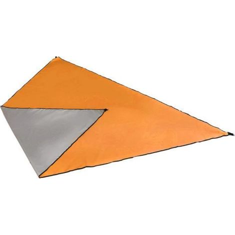 Voile D'ombrage Triangulaire - 4x4x4m - Imperméable - Anti-UV - 1 Pièce (1/4)