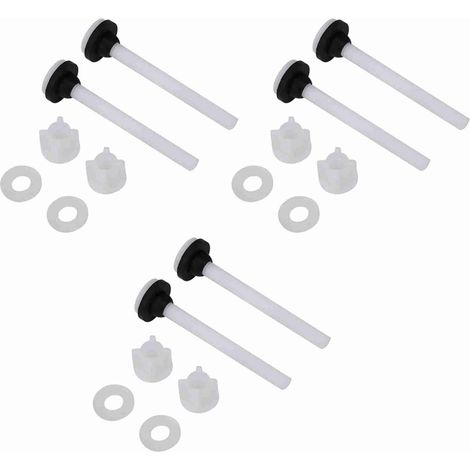 Kit de 3 vis de fixation pour réservoir de WC (2 pièces) - Accessoires et outils de réparation (1/5)