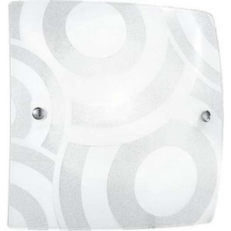 "Plafoniera MIRO' in vetro bianco 30 cm." (1/5)