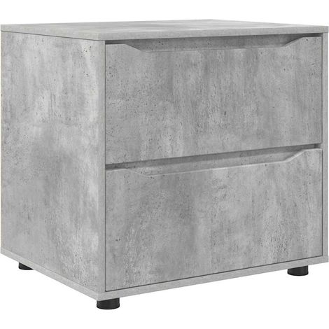 Maison Exclusive - Armadio Grigio cemento 60 x 48 x 57 cm Legno multistrato