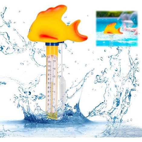 Schwimmendes Poolthermometer mit Seil für Schwimmbäder und Whirlpools (1/5)