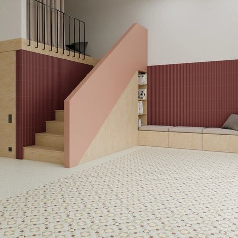 Carrelage Effet Mosaïque TESSERAE Like Blanc 28x28cm (1/4)