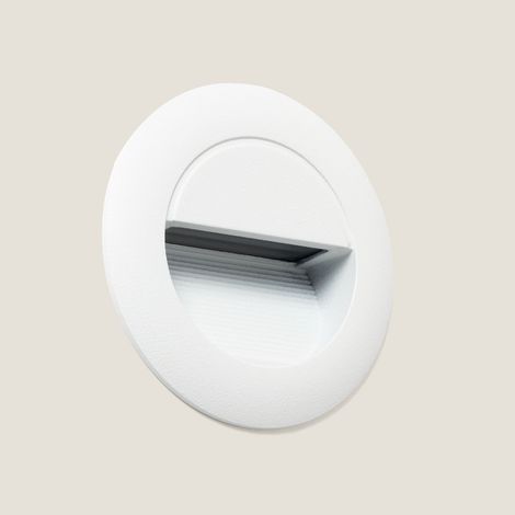 LED Wandleuchte Außen 3W Einbau Rund Olite 2700K Weiß Warmweiß