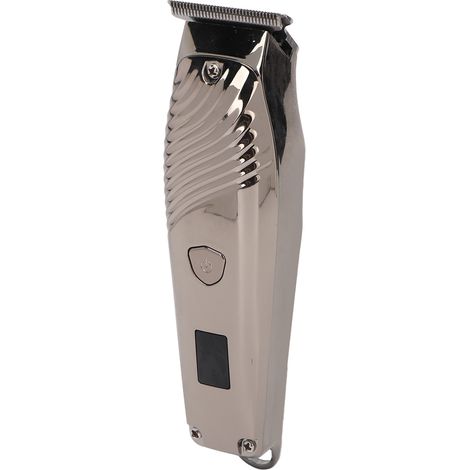 Tondeuse à cheveux électrique rechargeable, silencieuse et portable, avec 3 sabots de guidage pour hommes (1/5)