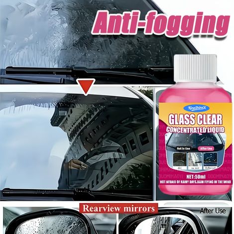KineShineX Autoglas-Konzentrat Kristallversiegelung Scheibenwaschflüssigkeit, Autowischflüssigkeit und Glättungsmittel (1/5)