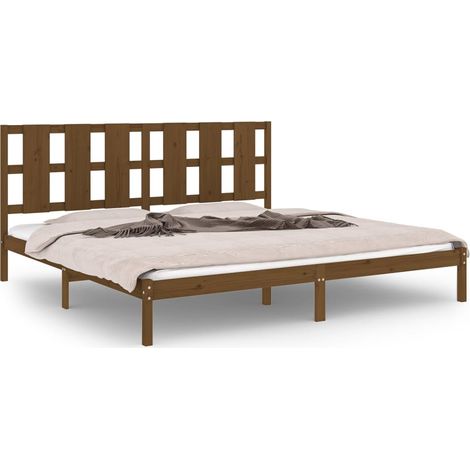 Maison Exclusive - Giroletto ambra in Legno Massello di Pino 200x200 cm