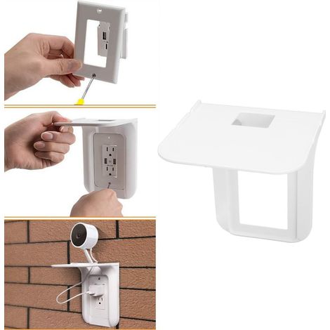 Einfaches Wandregal für Schalter und Steckdosen, Handy-Ladestation, minimalistischer Stil (1/5)