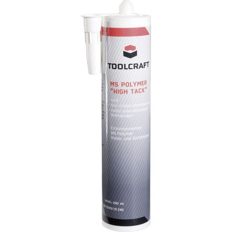TOOLCRAFT High Tack Klebe- und Dichtmasse Herstellerfarbe Weiß MSP.HIT.K290 290 ml