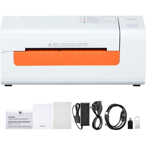 Imprimante d'étiquettes thermiques 4x6, reconnaissance automatique, compatible Windows/MacOS/Linux, pour Amazon, eBay, Etsy, UPS. (1/5)