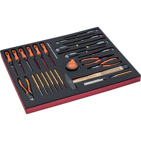 Set di attrezzi Bahco fit&go 3/3 inserto in schiuma resistente UV