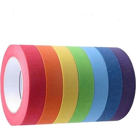Colored Masking Tape,Colored Painters Tape for Arts and Crafts,D-- (1/5)