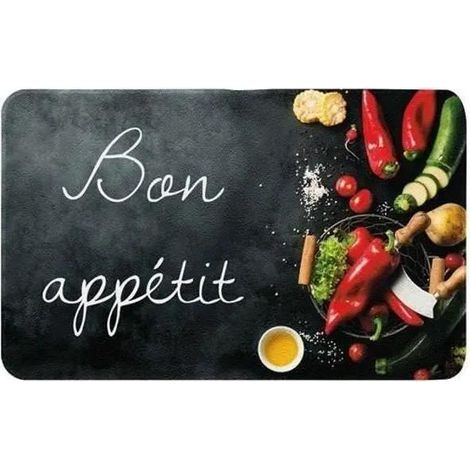 idmat Bon appétit Küchenmatte Multicolor 50x80 cm