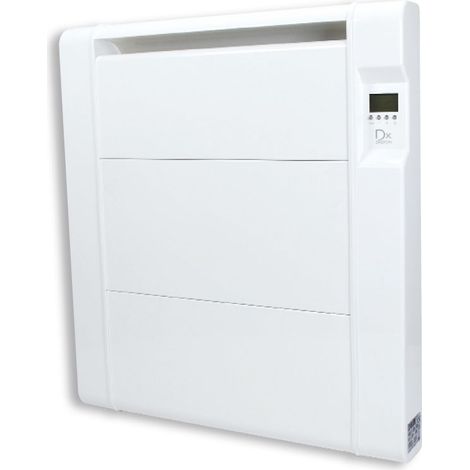Radiateur céramique à inertie 1000W – Écran LCD rétro-éclairé – Chrono-thermostat électronique – Dimensions 52,5 x 7,5 x 59 cm – IP24 – Dx Drexon (1/6)