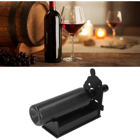 Weinregal, Ausstellungsständer für den Innenbereich, Aufbewahrungsregal, kreativer dekorativer Holzrahmen zum Präsentieren und Sammeln von Weinen, schwarz. (1/5)