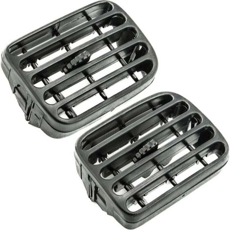 Grille de Ventilation Compatible avec Renault Clio 2 (1998-2001), Thalia (2001-2006) - Tableau de Bord - Aérateurs Climatisation - Gauche et Droite - 7702258280-7702258279 - Noir (1/4)