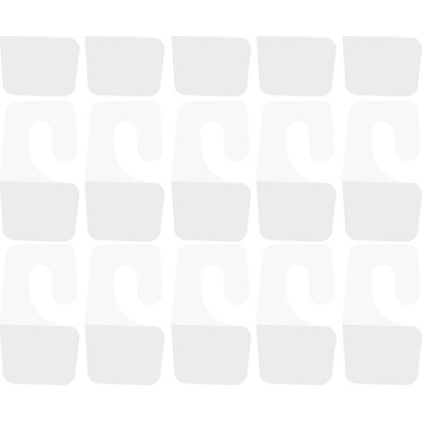 Lot de 100 étiquettes adhésives transparentes pour présentoirs de vente au détail.-3.50X2.00X0.10CM (1/2)