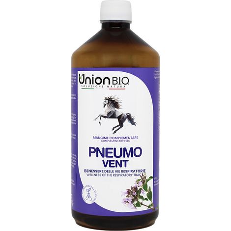 PNEUMO VENT aliment complémentaire pour chevaux riche en extraits de plantes aux propriétés balsamiques 1000 ml