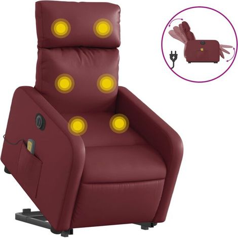 Chaise longue électrique avec fonction de massage – Réglage inclinable, design ergonomique et confort maximal pour salon ou bureau (1/5)