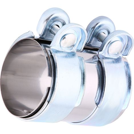 Colliers de serrage/colliers d'échappement en acier inoxydable pour modifications de voiture, une pièce (2,5 pouces). (1/5)