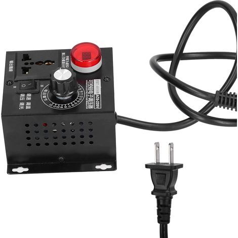 4000-W-Spannungsregler, Hochleistungsdimmer, Thyristor, AC 110 V/220 V, US-Stecker (1/5)