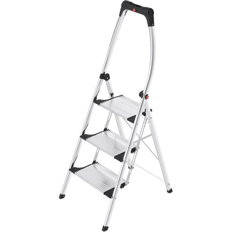 Hailo K100 TopLine, Komfort-Trittleiter, 3 Stufen (1/5)