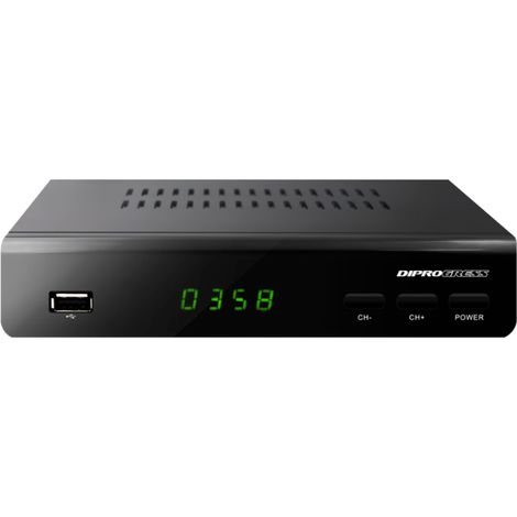DIPROGRESS DPT203HD - Decodificatore Satellitare Full HD Nero per Televisori (1/3)