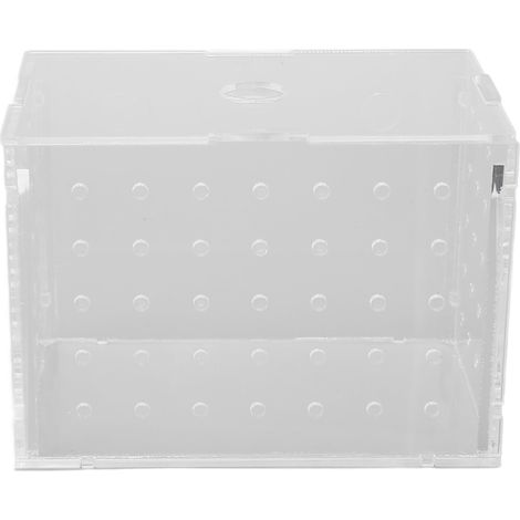 Boîte d'élevage de poissons en acrylique haute transparence avec ventouses pour alevins de poissons, crevettes et poissons-clowns, 11 x 7 x 8 cm / 4,3 x 2,8 x 3,1 pouces (1/5)