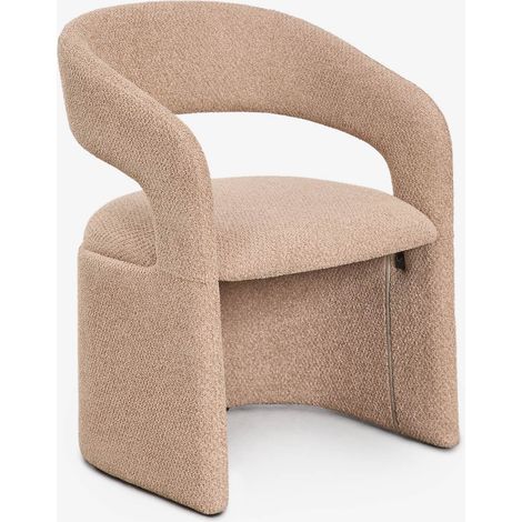 Pack de 4 Sillas de comedor con reposabrazos tapizadas Jules SKLUM
