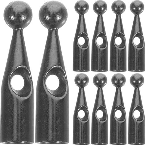 Sollbry Perles De Queue De Parapluie Métalliques 4Mm - Accessoires De Réparation Pour Parasol Et Parapluie - Embouts Robustes Pour Baleines - Lot De 10 Pièces (1/5)