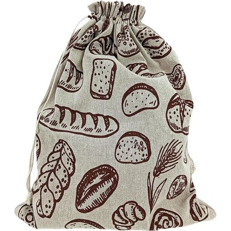 Sacs à pain réutilisables en cire d'abeille pour pains et sandwichs faits maison en coton bio solution de stockage au levain (1/5)