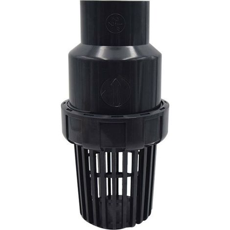 Clapet pied clapet anti retour a boule aspiration 25mm clapet crepine anti retour antiretour pvc piscine pompe (Diamètre Intérieur 25mm) Sunflower