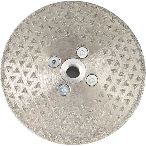 Diamanttrenn- und Schleifscheibe 115 mm x M14, galvanisiertes Sägeblatt für Stein, Marmor, Fliesen, Granit (1/4)