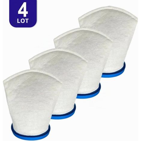 4Pcs Filet de Filtre de Piscine, Sacs Filtrants de Remplacement Sable et Limon Pour Pool Blaster Max Li 30000ML Et Appareils Similaires (1/5)