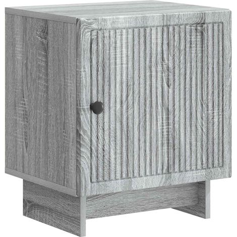 Nachttisch Graues Sonoma 43 x 34,5 x 50 cm Holzwerkstoff vidaXL
