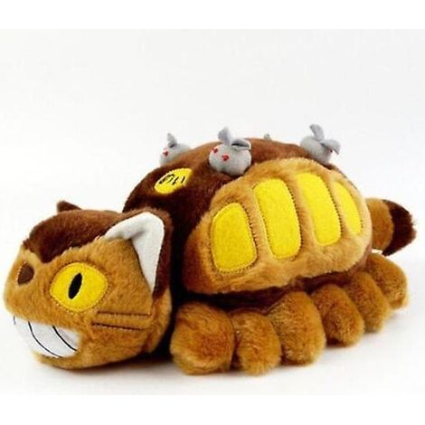 Peluche Chat-Bus Mon Voisin Totoro du Studio Ghibli, douce et moelleuse, 35 cm
