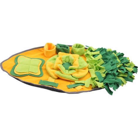 VURAHOME -Tapis à renifler pour Chien éducateurs pour Puzzle Tapis de Fouille Alimentation Lente Jouet Intelligent Tapis Reniflant pour Chien Stress Release Couverture Pliable Antidérapant-Lavable (1/5)