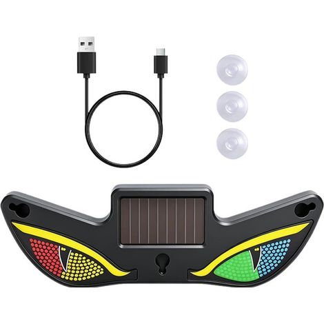 Feu D'Avertissement Yeux Solaire Panneau LED Dynamique (1/5)
