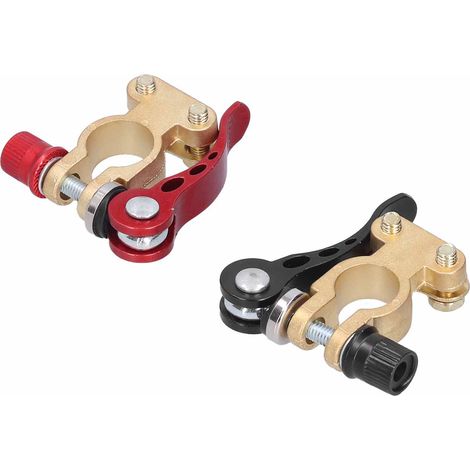 2x Pinces de Batterie à Déconnexion Rapide, Interrupteur d'Arrêt pour 12V 6V 24V, Bateau UTV Tracteur (1/5)