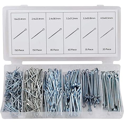Rolson 61297 - Set di 500 coppiglie spaccate (1/4)