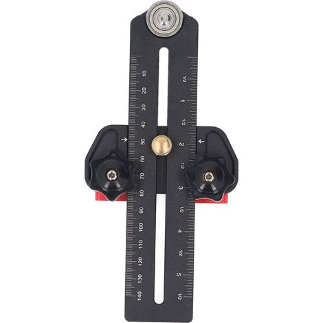 Scie sauteuse à table fine avec fentes en T de 1/4 po x 3,4 po, fente en U de 3/8 po et 3/4 po pour scies à ruban et fraiseuses