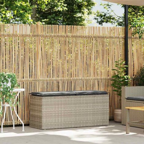 Maison Exclusive - Panca da Giardino con Cuscino 110x40x44 cm in Polyrattan