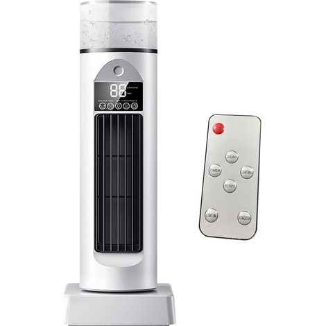 Climatiseur Mobile Sans Évacuation Refroidissement Rapide 3 Secondes Ventilateur Sans Pales Minuteur 6 Heures Idéal Pour Chambres Petites Pièces- (1/5)