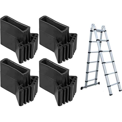 4 Pcs,Pieds D' éChelle Remplacement,éChelle En Caoutchouc Pieds,Pieds De SéCurité De L'éChelle,Housse De Protection Pour éChelle,Accessoires D'éChelle,Pour éChelle TéLescopique,éChelle à Chevrons (1/5)