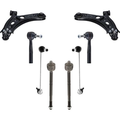 KIT BRACCIO OSCILLANTE 8 PEZZI COMPATIBILE CON JEEP RENEGADE SUV (BU, B1, BV) 1.3 T-Gdi / Kit Sospensione Completo OE/OEM / Bracci Oscillanti + Testine Sterzo / Sostituzione Diretta OEM