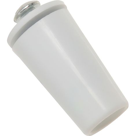WOLFPACK LINEA PROFESIONAL tope persiana con tornillo 40 mm. blanco (1/5)