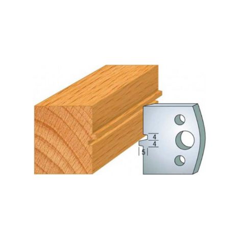 Leman - Jeu de 2 fers profilés acier Ht.40 mm N°074
